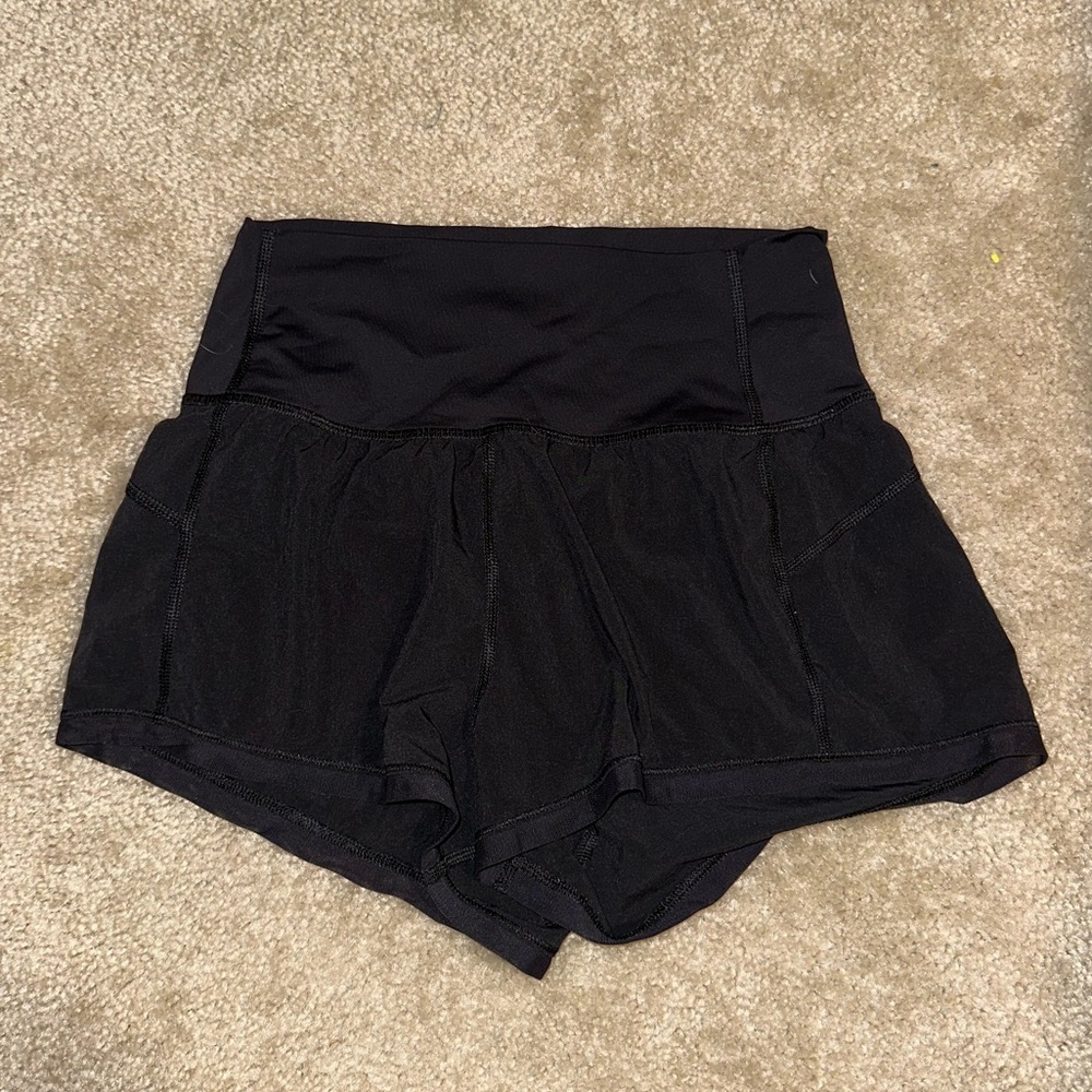 lululemon athletica Black Athletic Shorts 2.5”